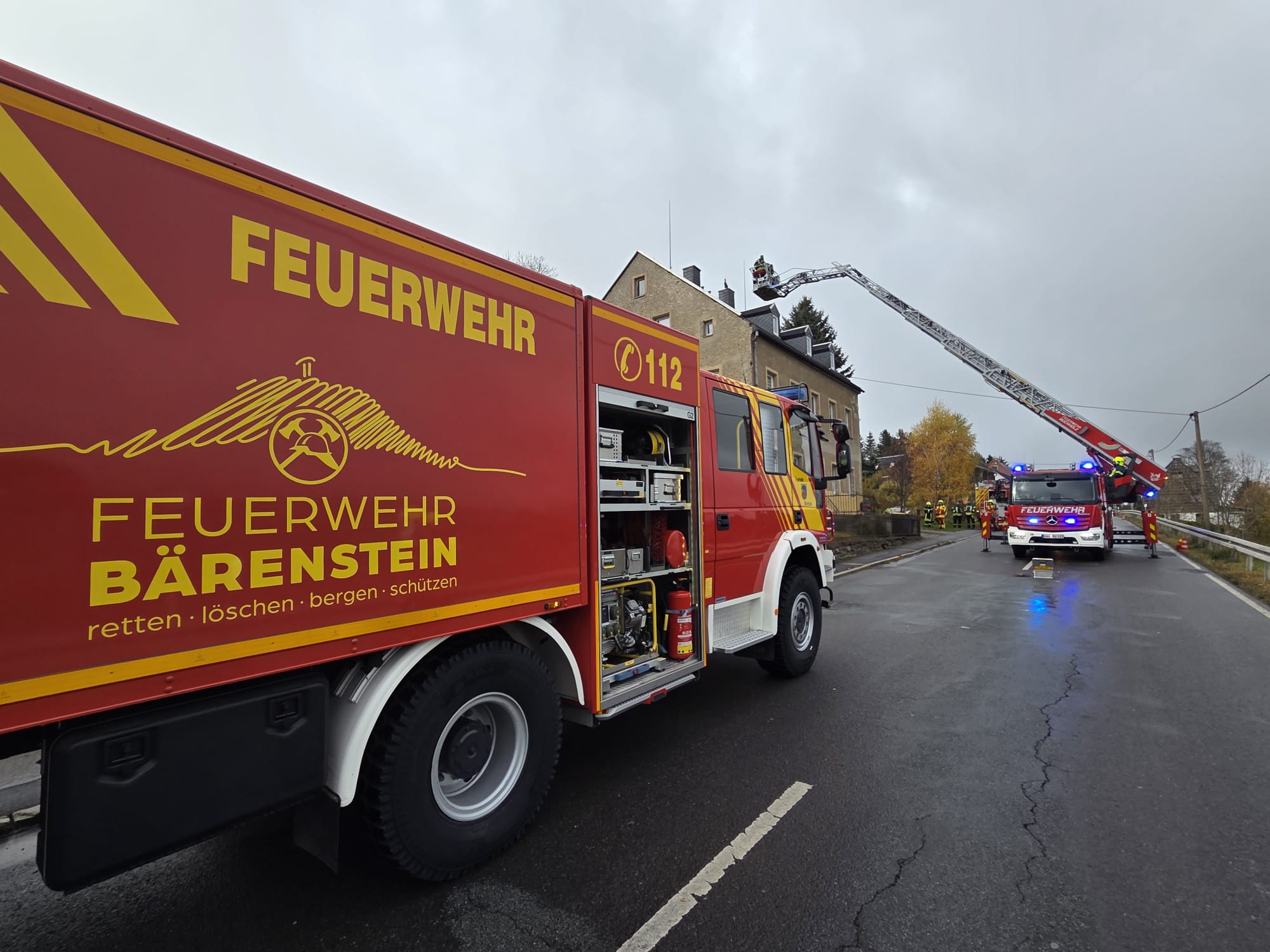 Einsatzfoto Brand / Schornsteinbrand
